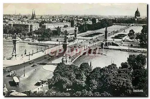 Ansichtskarte AK Paris Pont Alexandre III et l'Esplanade