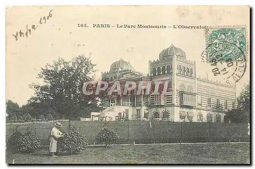 Cartes postales Paris Le Parc Montsouris l'Observatoire