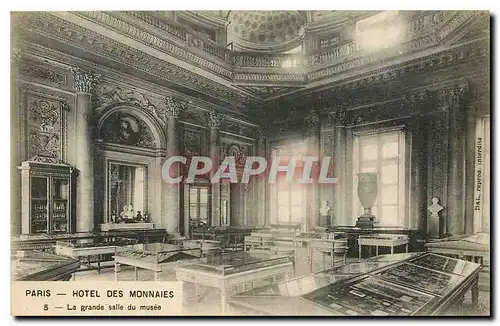 Cartes postales Paris Hotel des Monnaies La grande salle du musee