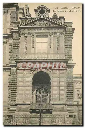 Ansichtskarte AK Paris Louvre Le Balcon de Charles IX