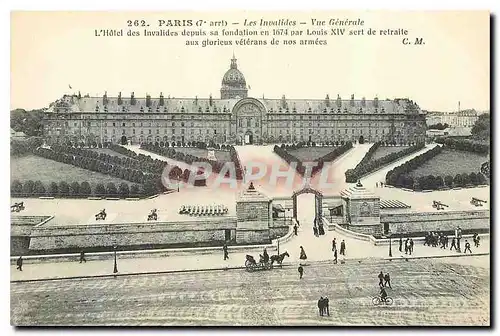 Cartes postales Paris Les Invalides Vue generale