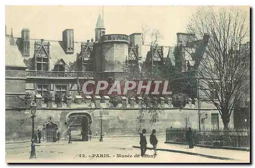 Cartes postales Paris Musee de Cluny