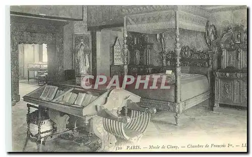 Cartes postales Paris Musee de Cluny Chambre de Francois I