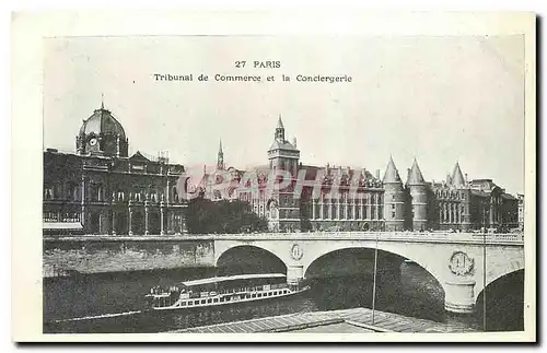 Ansichtskarte AK Paris Tribunal de Commerce et la Conciergerie