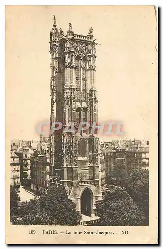 Cartes postales Paris La tour Saint Jacques