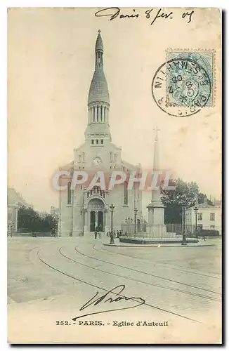 Ansichtskarte AK Paris Eglise d'Auteuil