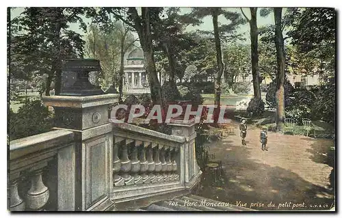 Ansichtskarte AK Parc Monceau Vue prise du petit pont