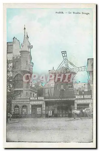 Cartes postales Paris Le Moulin Rouge