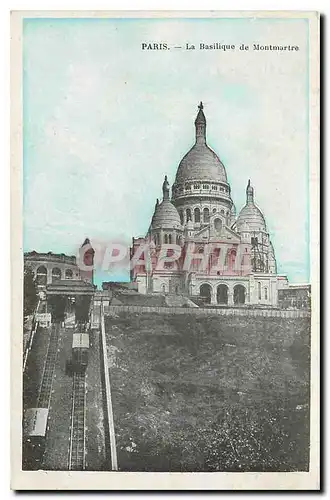 Cartes postales Paris La Basilique de Montmartre