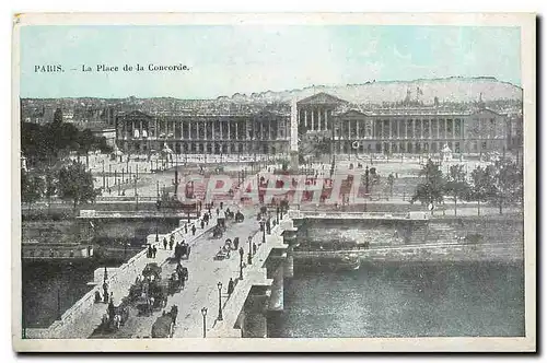 Cartes postales Paris La Place de la Concorde