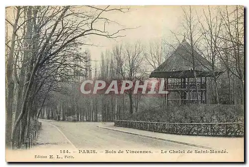 Cartes postales Bois de Vincennes Le chalet de Saint Mande Paris