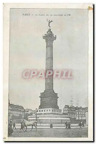 Cartes postales Paris La Plage de la Bastille