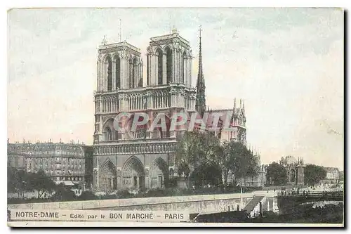 Ansichtskarte AK Notre Dame Bon Marche Paris