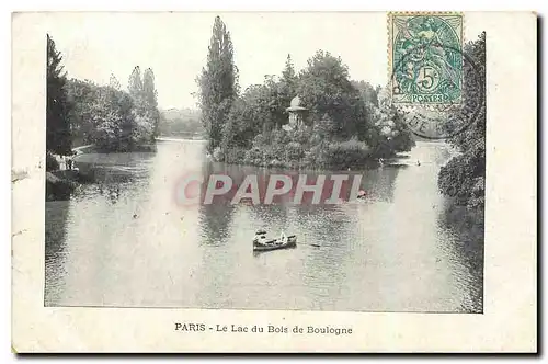 Cartes postales Paris Le Lac du Bois de Boulgne