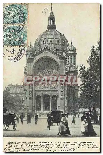 Cartes postales Paris Eglise St Augustin