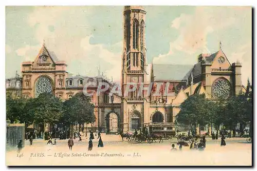 Cartes postales Paris l'Eglise Saint Germain l'Auxerrois