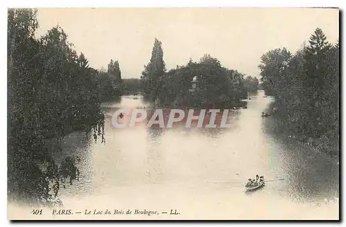 Cartes postales Paris Le Lac du Bois de Boulogne