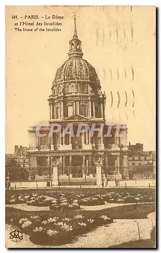 Cartes postales Paris le Dome et l'Hotel des Invalides