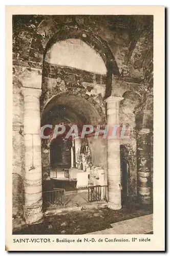 Cartes postales Saint Victor Basilique de N D de Confession