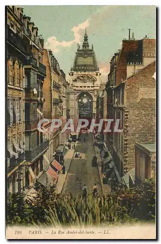 Cartes postales Paris La Rue Andre del Sarle