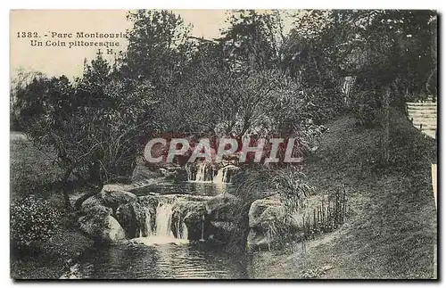 Cartes postales Paris Montsouris Un Coin pittoresque