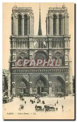 Cartes postales Paris Notre Dame