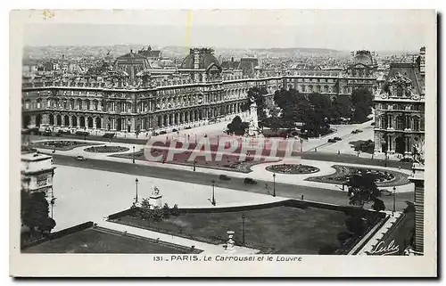 Ansichtskarte AK Paris le Carrousel et le Louvre