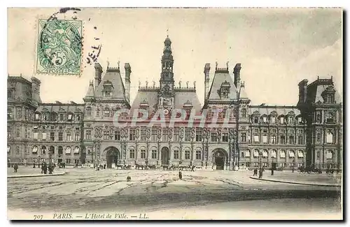 Cartes postales Paris L'Hotel de Ville