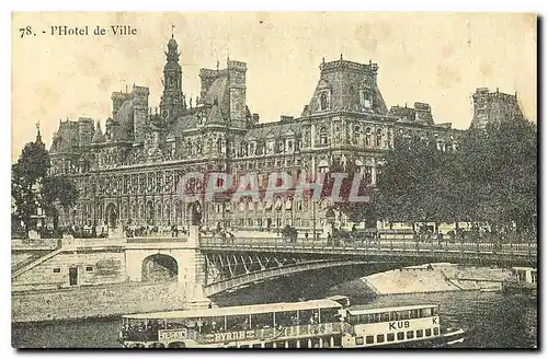 Cartes postales L'Hotel de Ville