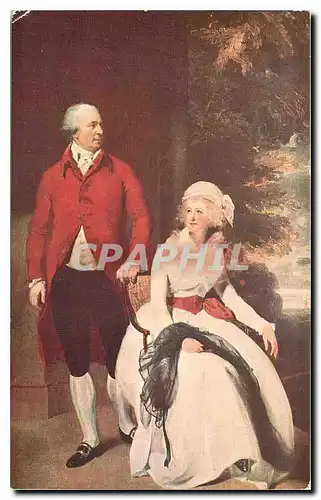 Cartes postales Sir Thomas Lawrence Portrait de John Jullus Angerstain et de sa Femme