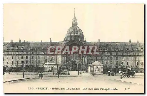 Ansichtskarte AK Paris Hotel des Invalides Entree sur l'Esplanade