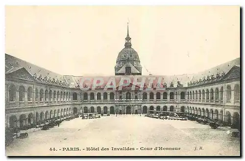 Ansichtskarte AK Paris Hotel des Invalides Cour d'Honneur