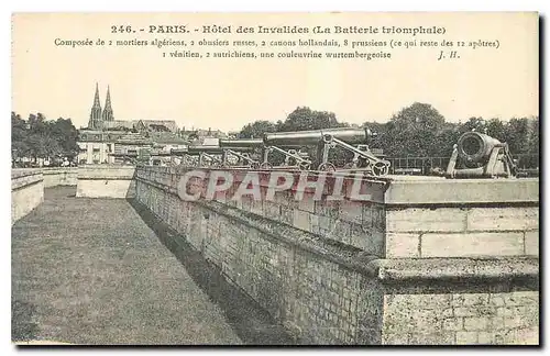 Ansichtskarte AK Paris Hotel des Invalides La Batterie triomphale