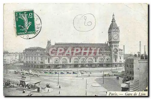 Cartes postales Paris Gare de Lyon