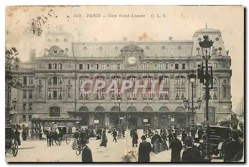 Cartes postales Paris Gare Saint Lazare