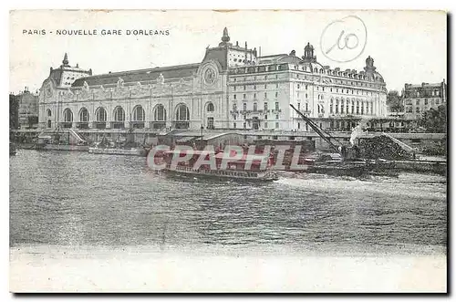 Cartes postales Paris Nouvelle Gare d'Orleans