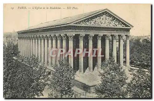 Cartes postales Paris L'Eglise de la Madeleine