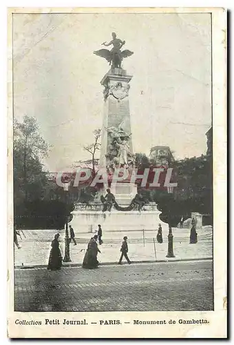 Ansichtskarte AK Collection Petit Journal Paris Monument de Gambetta