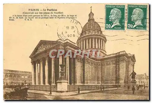 Cartes postales Paris Le Pantheon