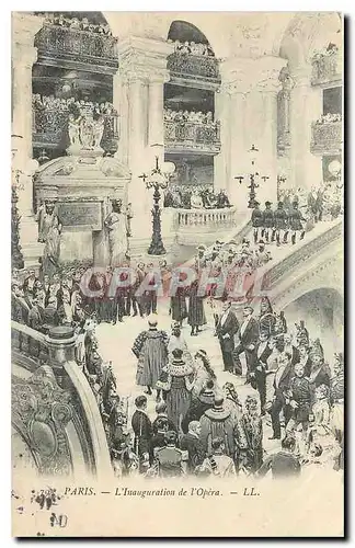 Cartes postales Paris L'Inauguration de l'Opera