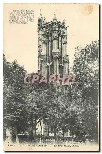 Cartes postales Paris La Tour Saint Jacques