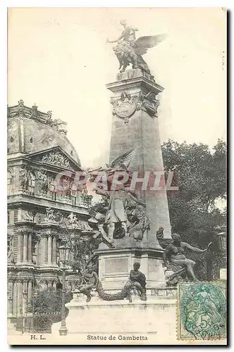 Cartes postales Statue de Gambetta