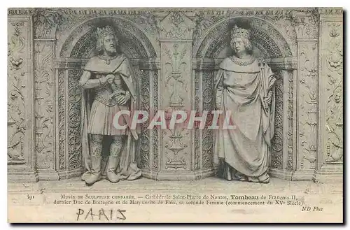 Ansichtskarte AK Musee de sculpture comparee Cathedrale Saint Pierre de Nantes Tombeau de Francois II