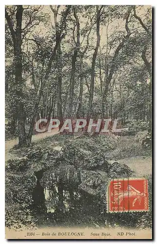 Cartes postales Bois de Boulogne Sous Bois