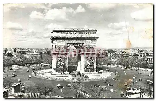 Cartes postales Paris Place de l'Etoile L'Arc de Triomphe