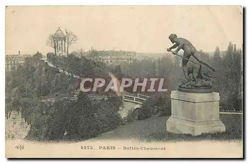 Cartes postales Paris Buttes Chaumont