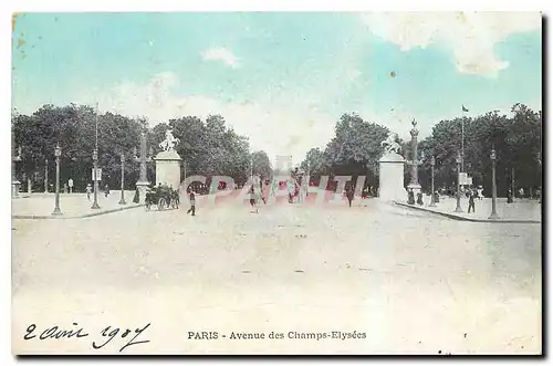 Cartes postales Paris Avenue des Champs Elysees