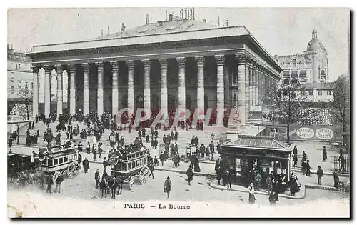 Cartes postales Paris La Bourse