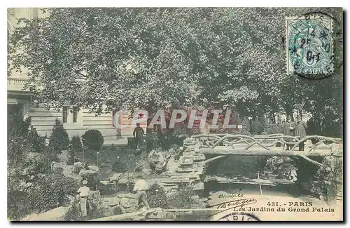 Cartes postales Paris Les Jardins du Grand Palais