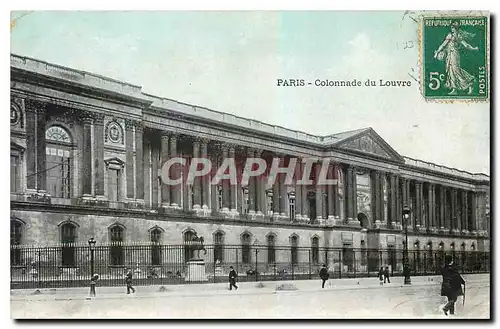 Ansichtskarte AK Paris Colonnade du Louvre